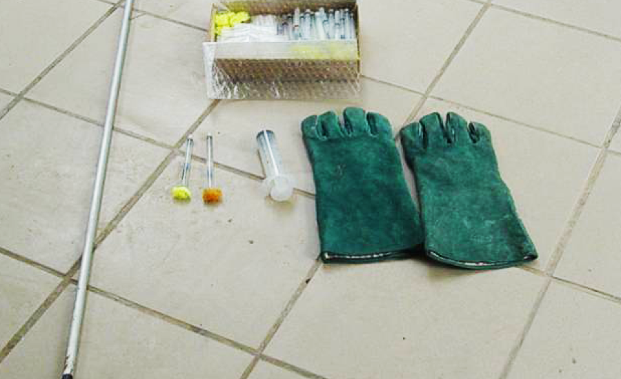 Herramientas sujeción química